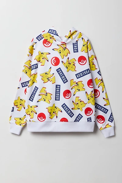 Kids Pokémon Printed Fleece Hoodie