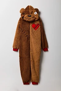 Combinaison en peluche Ourson 3D pour enfant