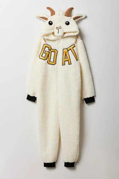 Kids 3D GOAT Sherpa Onesie