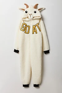 Kids 3D GOAT Sherpa Onesie