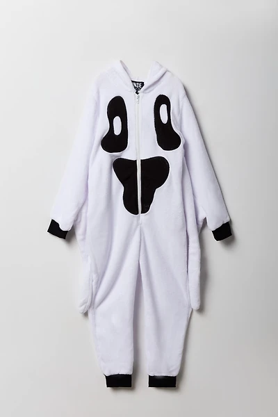 Kids Halloween Ghost Plush Onesie