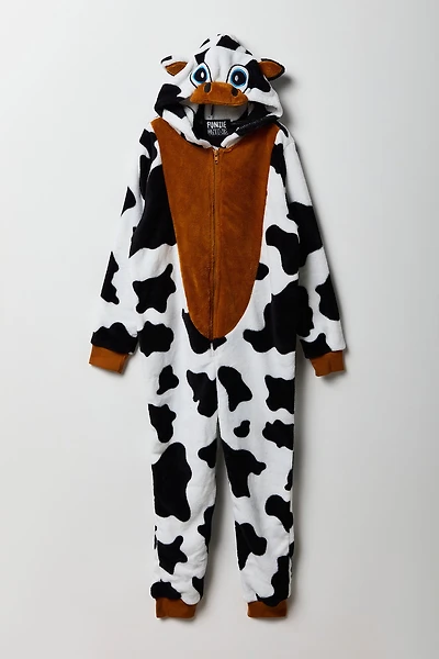 Kids Cow Plush Onesie