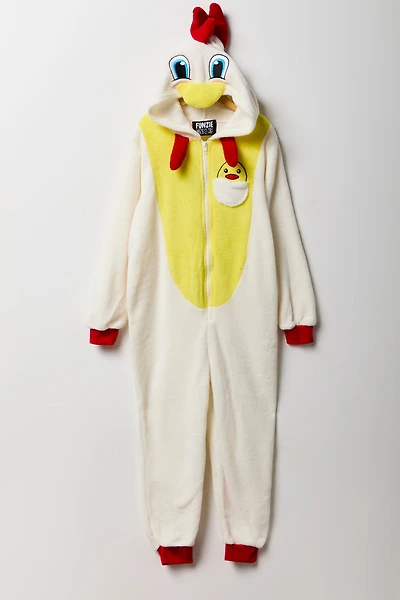 Combinaison en peluche Poulet 3D pour enfant