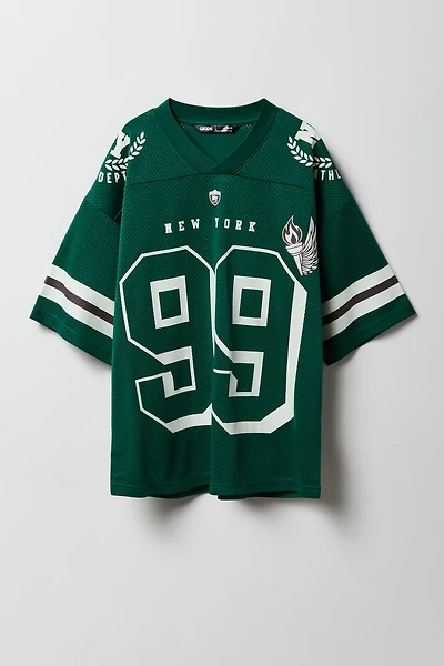 Boys Mesh Graphic Football Jersey