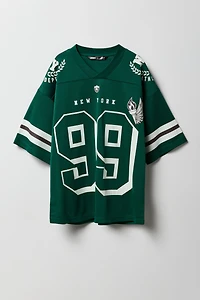 Boys Mesh Graphic Football Jersey