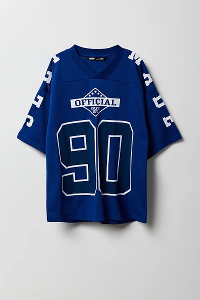 Boys Mesh Graphic Football Jersey