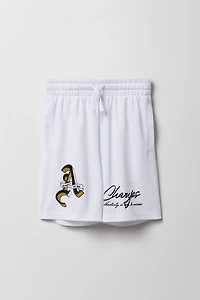 Short de basket-ball en filet imprimé pour garçons