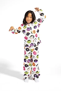 Ensemble Pyjamas de famille à imprimé Farce ou friandise pour enfant