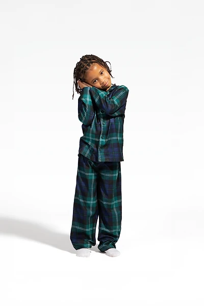 Kids Fammy Jammies Festive Flannel Pajama Set