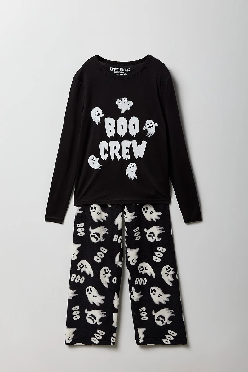 Kids Fammy Jammies Boo Crew Pajama Set