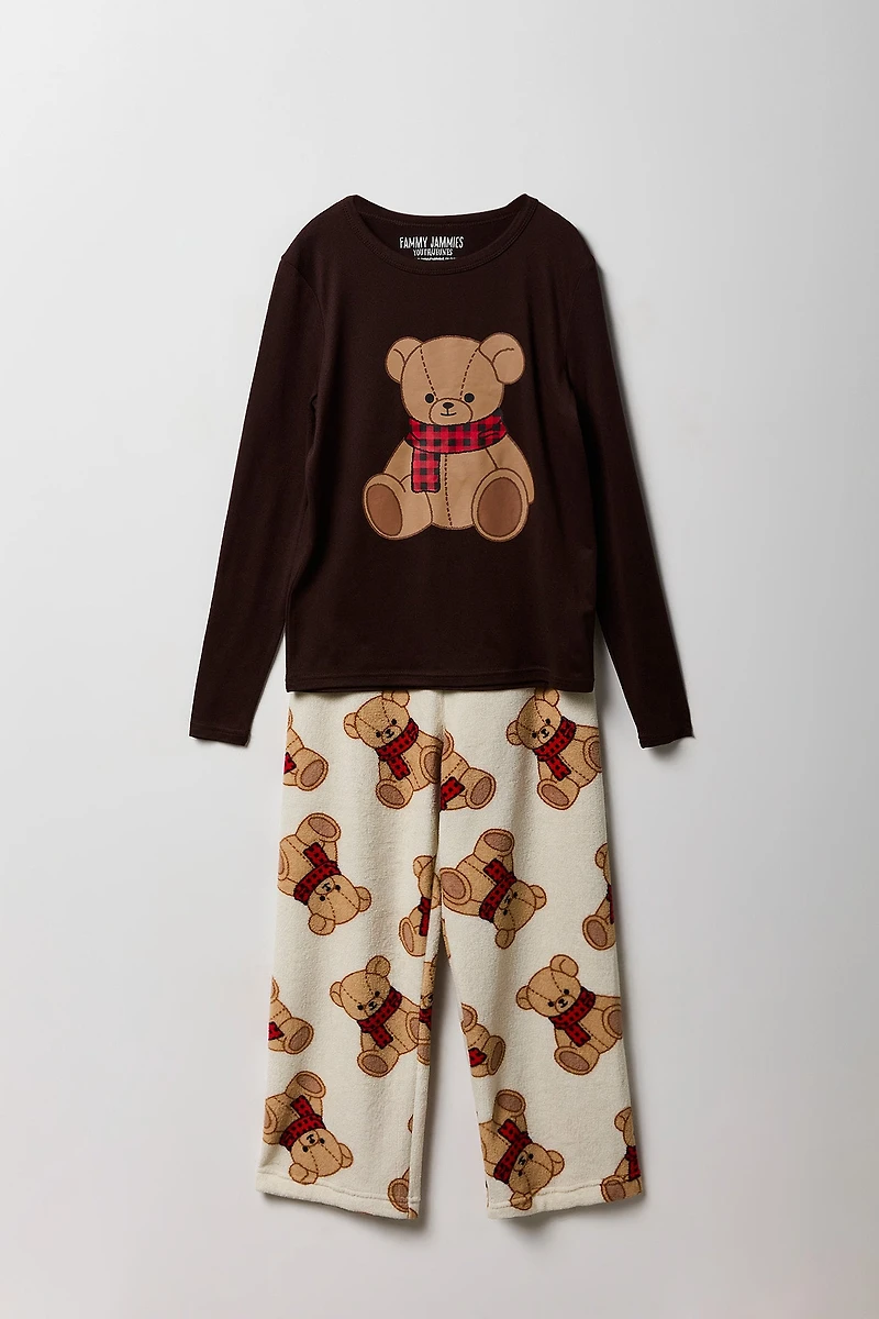Ensemble Pyjamas de famille à imprimé Comfy Cubs pour enfant
