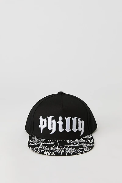 Boys City Embroidered Snapback Hat