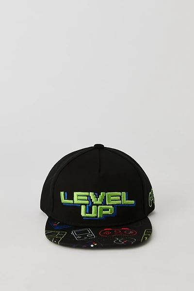 Casquette à ajustement arrière à broderie Gamer pour garçons
