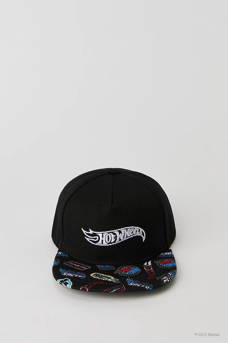 Casquette réglable avec motif brodé Hot Wheels pour enfant