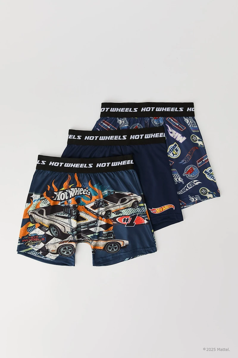 Caleçon à imprimé Hot Wheels (Paquet de 3)