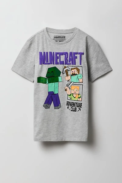 T-shirt à imprimé Minecraft pour enfants