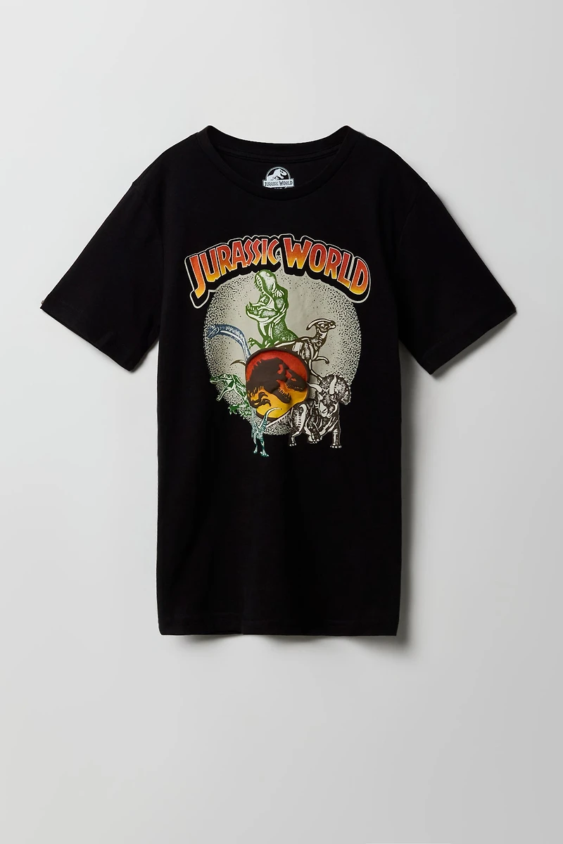 T-shirt à imprimé Jurassic World pour enfants