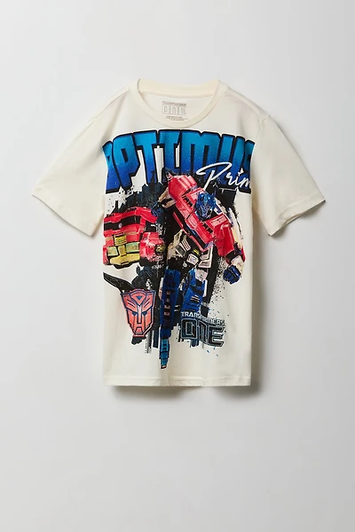 Kids Optimus Prime Graphic T-Shirt