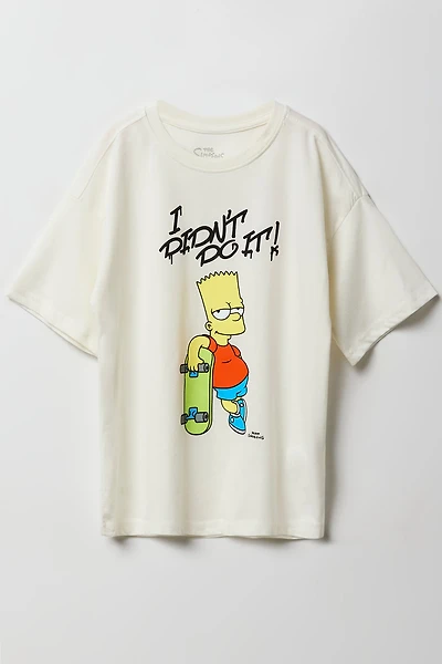 T-shirt à imprimé Bart pour enfant