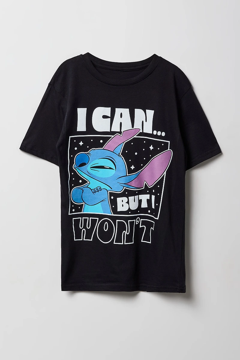 T-shirt à imprimé Stitch pour enfant