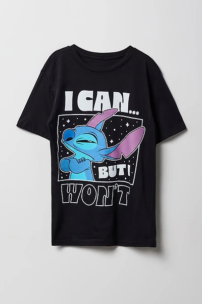 T-shirt à imprimé Stitch pour enfant