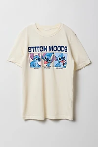 T-shirt à imprimé Stitch Moods pour enfant