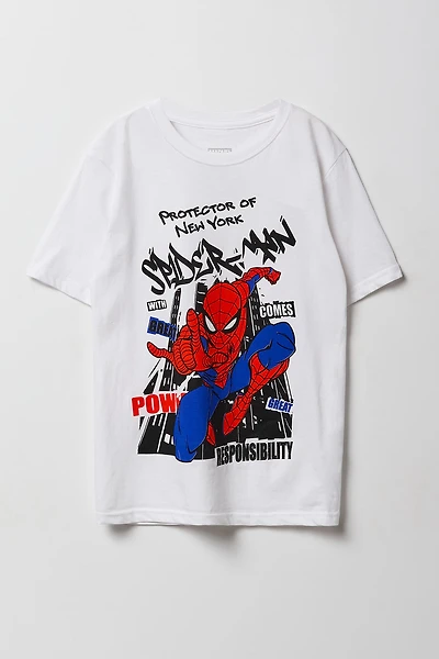 T-shirt à imprimé Spiderman pour enfant
