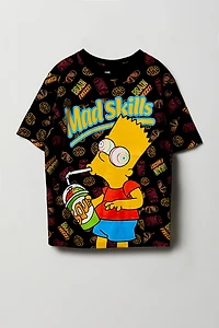 Kids Bart Simpson Graphic T-Shirt