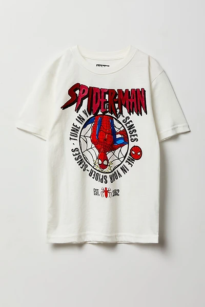 T-shirt à imprimé The Amazing Spider-Man pour enfant