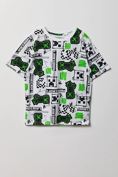 Kids Minecraft Print T-Shirt