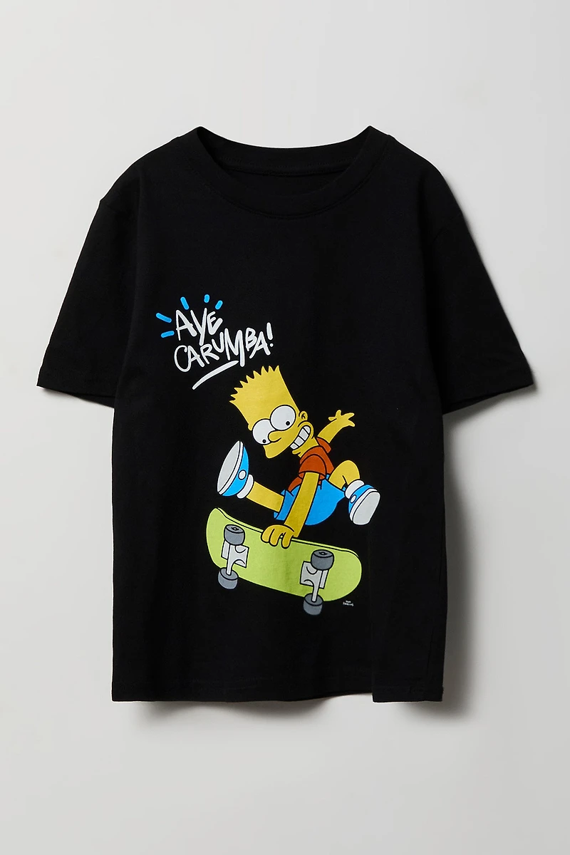 Kids Bart Simpson Graphic T-Shirt