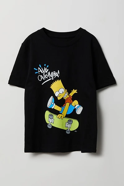 Kids Bart Simpson Graphic T-Shirt