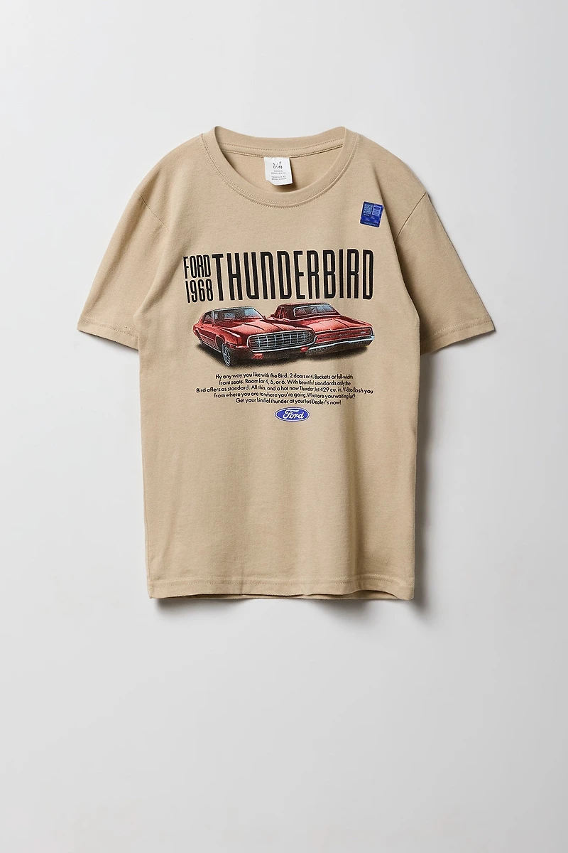T-shirt à imprimé Ford Thunderbird pour enfants