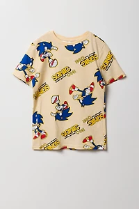 T-shirt à imprimé Sonic & Shadow pour enfants