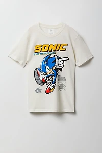 T-shirt à imprimé Sonic pour enfants