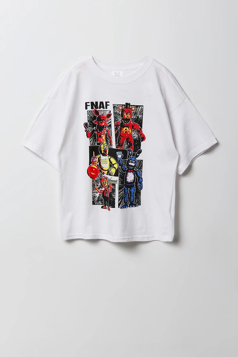 T-shirt à imprimé Five Nights at Freddy's pour enfant