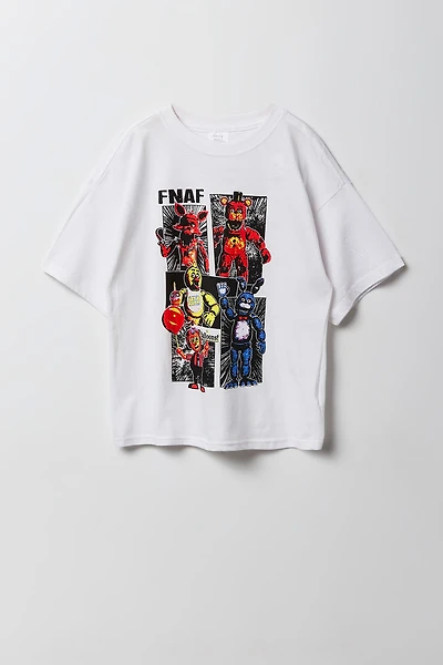 T-shirt à imprimé Five Nights at Freddy's pour enfant