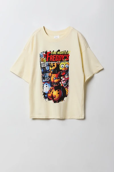 T-shirt à imprimé Five Nights at Freddy's pour enfant