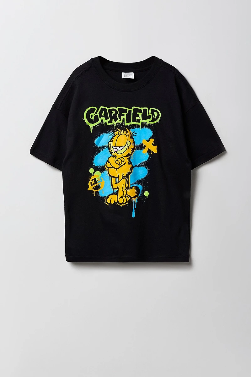 T-shirt à imprimé Garfield pour enfant