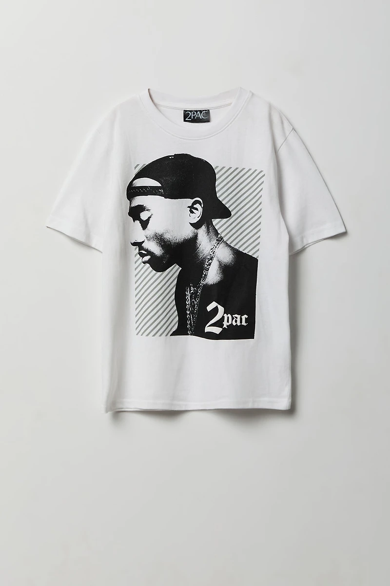 T-shirt à imprimé Tupac pour enfant