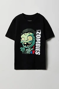 T-shirt à imprimé Plants vs. Zombies pour enfant