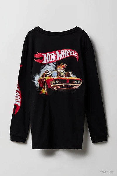 Hot Wheels™ Kids Pit Graphic Long Sleeve T-Shirt