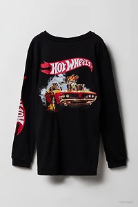 Hot Wheels™ Kids Pit Graphic Long Sleeve T-Shirt
