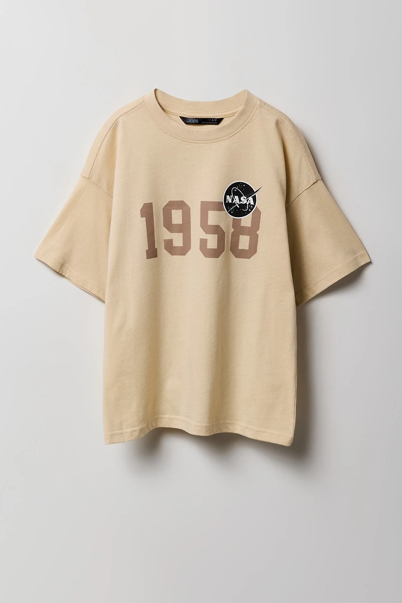 T-shirt à imprimé NASA pour enfants
