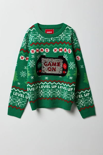 Kids Gamer Christmas Sweater