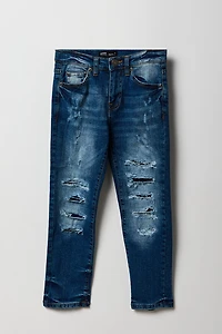 Boys Distressed Stretch Skinny Jean