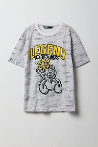 T-shirt avec motif brodé Ours pour garçon
