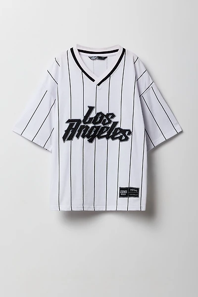 Jersey à broderie en sergé LA pour garçons