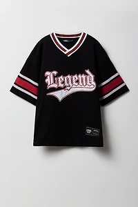 Jersey à broderie en sergé Legend pour garçons
