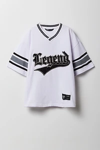 Jersey à broderie en sergé Legend pour garçons